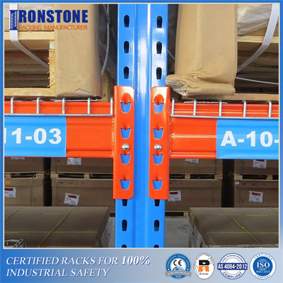 품질  EURO 50mm Pitch Warehouse Pallet Rack Systems 공장