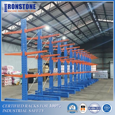 품질  Industrial Customized Anti-Rust Cantilever Racking System For Storing  Bulky Materials 공장