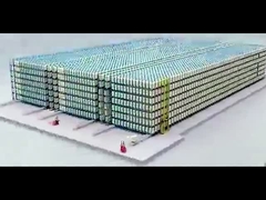 개선된 주식 관리를 위한 최신 기술 제조업 ASRS 팔레트 랙 시스템